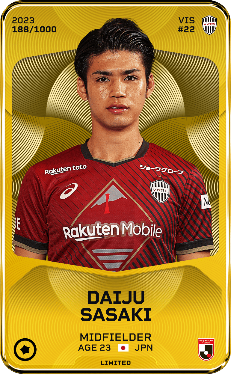 Daiju Sasaki 2023-24 • Limited 188/1000