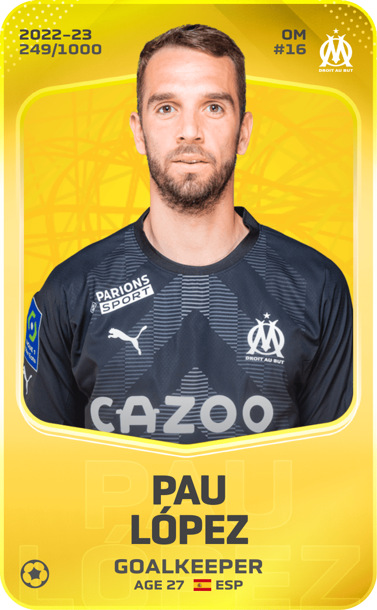 Pau López 2022-23 • Limited 249/1000