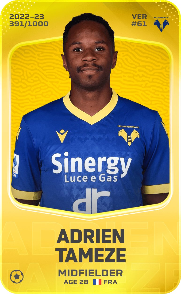 Adrien Tameze 2022-23 • Limited 391/1000