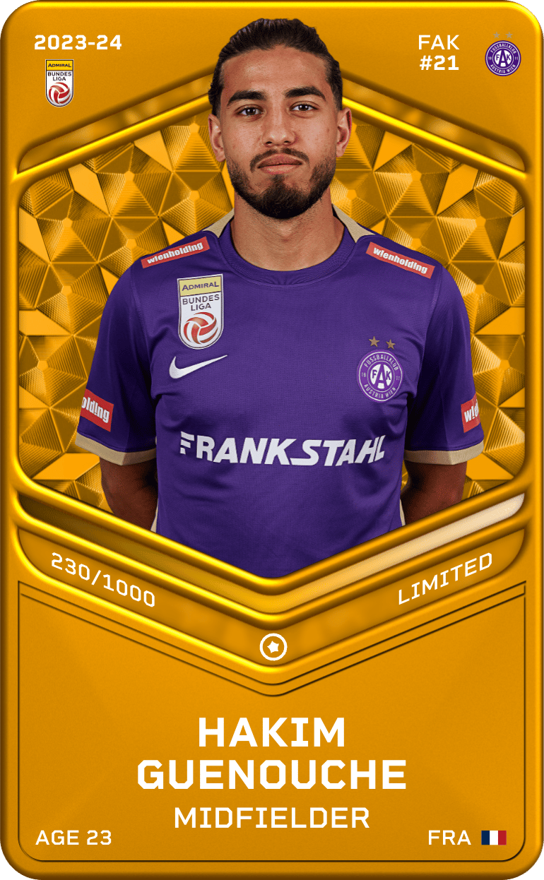 Hakim Guenouche 2023-24 • Limited 230/1000