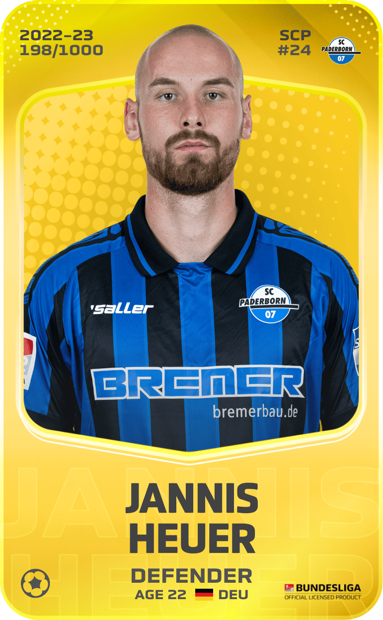 Jannis Heuer 2022-23 • Limited 198/1000