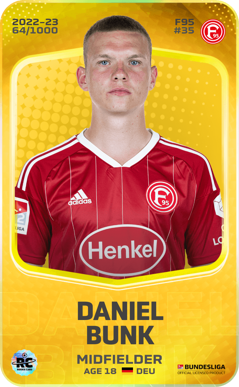 Daniel Bunk 2022-23 • Limited 64/1000