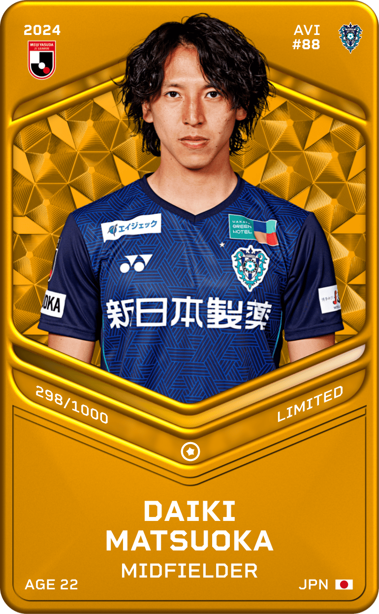Daiki Matsuoka 2024-25 • Limited 298/1000