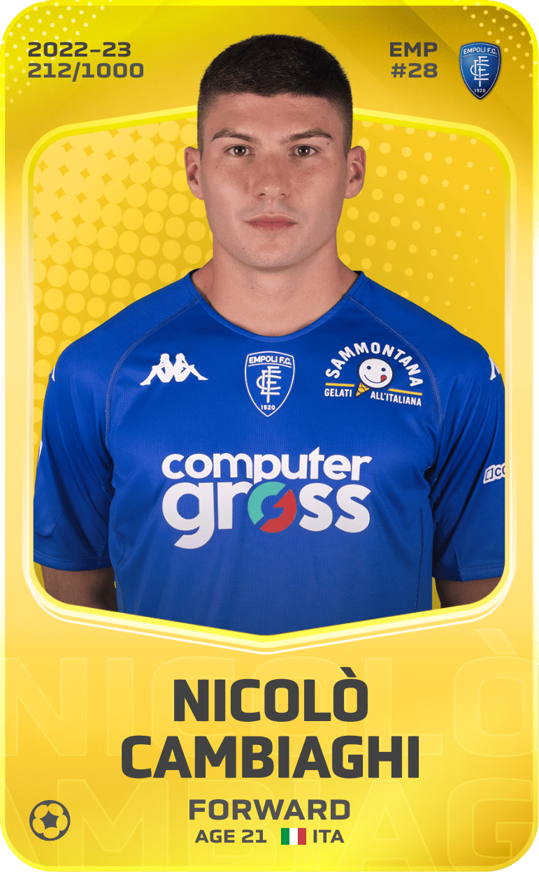 Nicolò Cambiaghi 2022-23 • Limited 212/1000