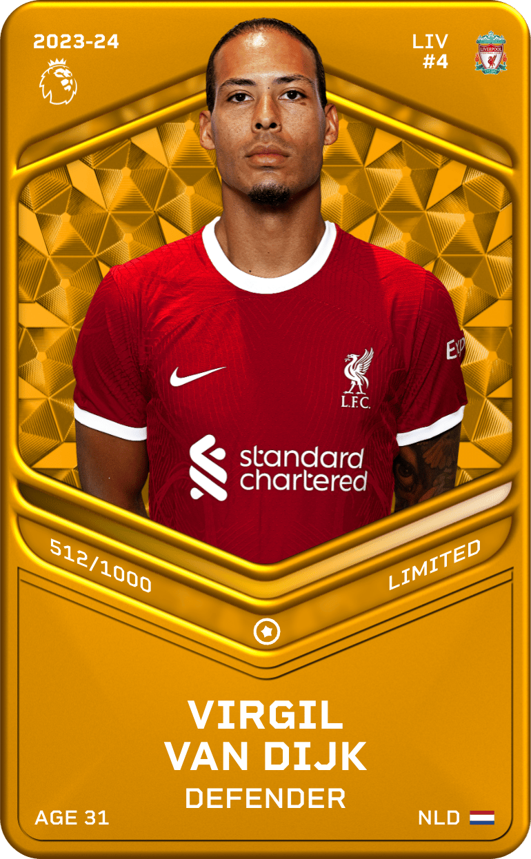 Virgil van Dijk 2023-24 • Limited 512/1000