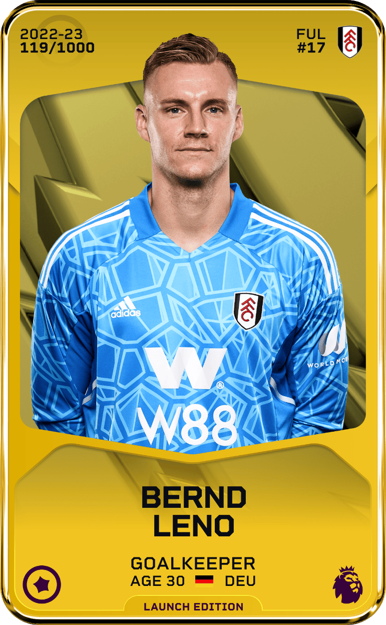 Bernd Leno 2022-23 • Limited 119/1000