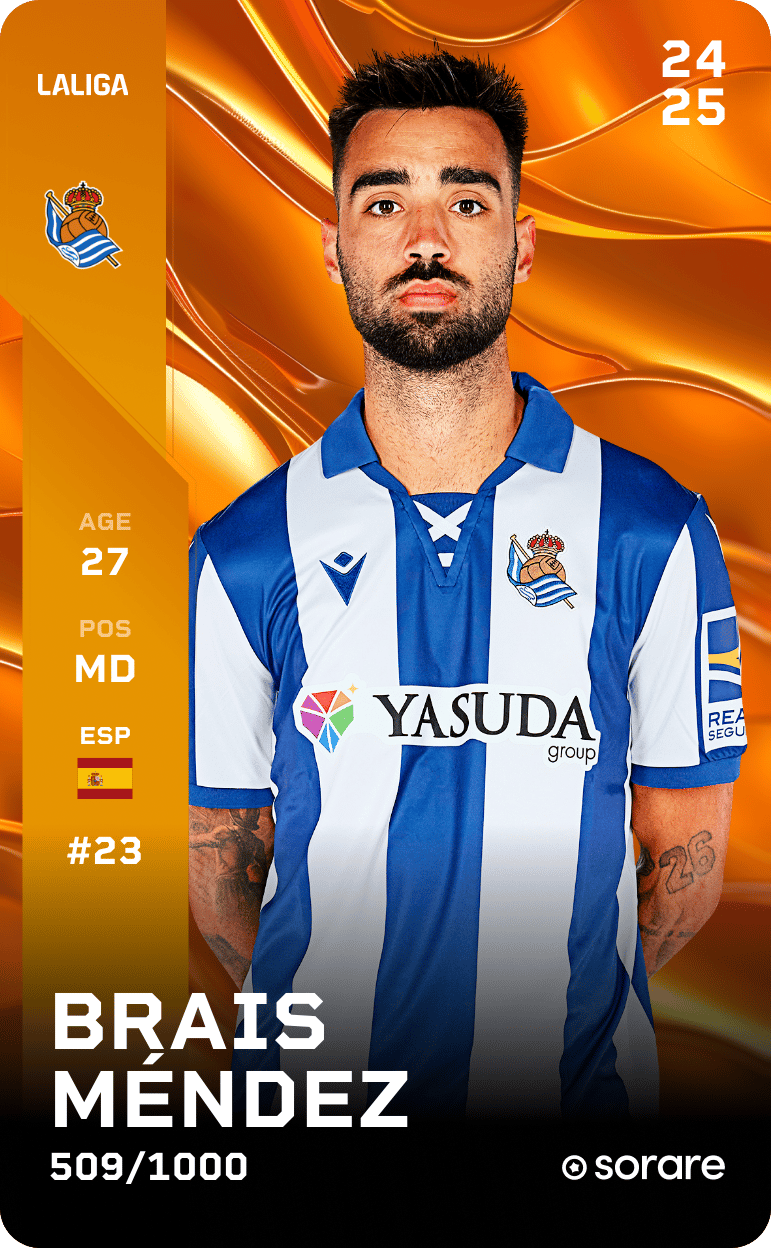Brais Méndez 2024-25 • Limited 509/1000