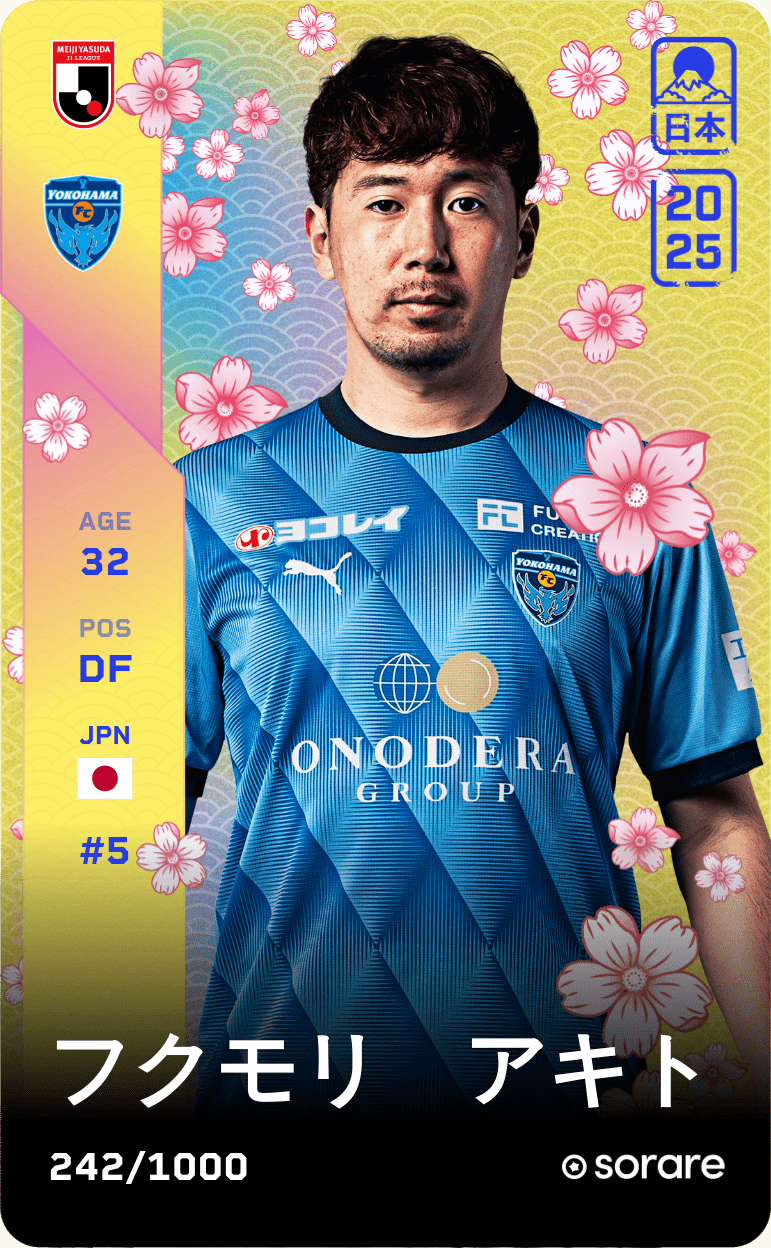 Akito Fukumori 2025-26 • Limited 242/1000