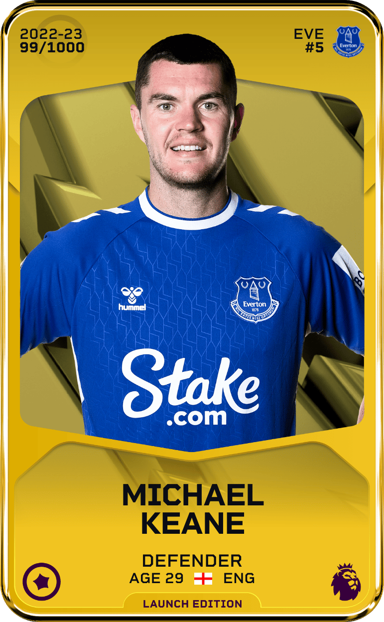 Michael Keane 2022-23 • Limited 99/1000