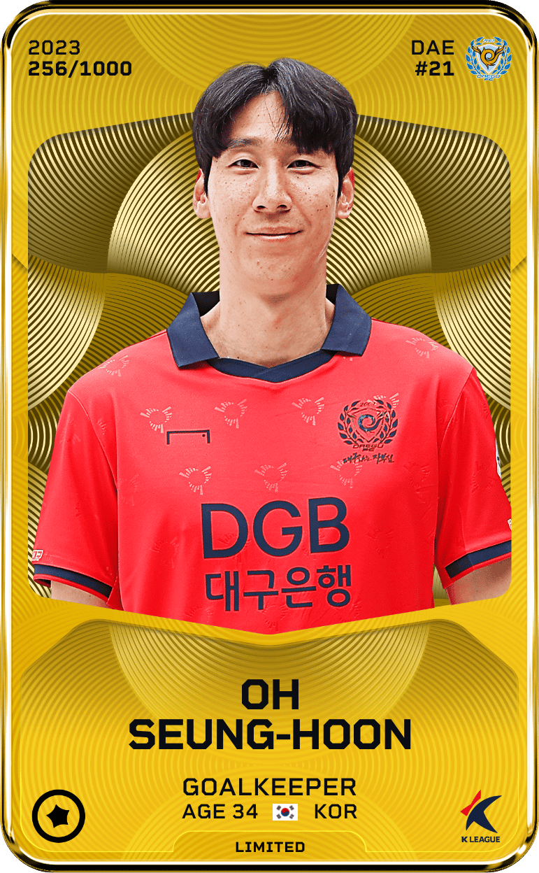 Oh Seung-Hoon 2023-24 • Limited 256/1000