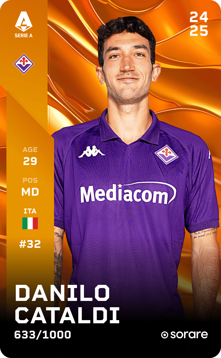 Danilo Cataldi 2024-25 • Limited 633/1000