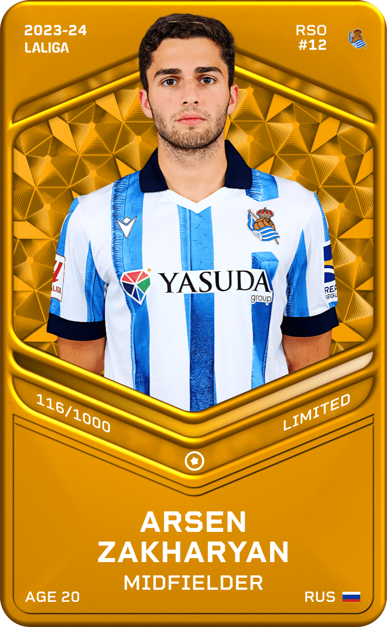 Arsen Zakharyan 2023-24 • Limited 116/1000