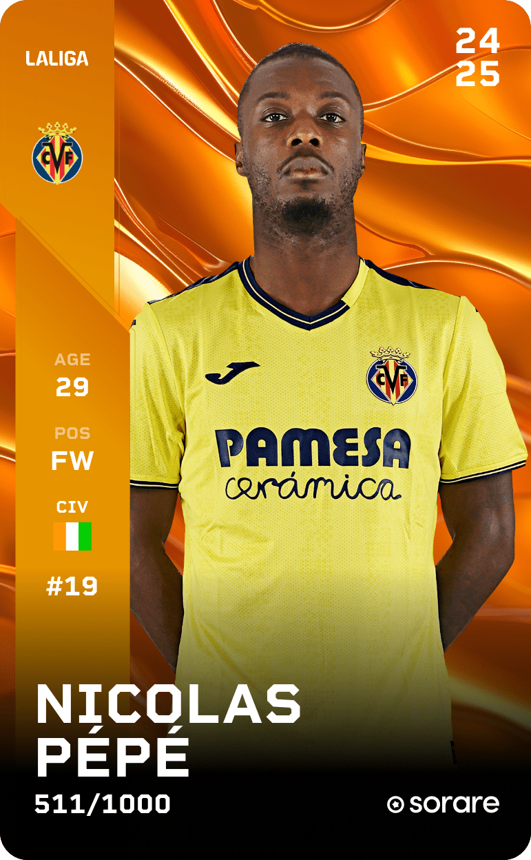 Nicolas Pépé 2024-25 • Limited 511/1000
