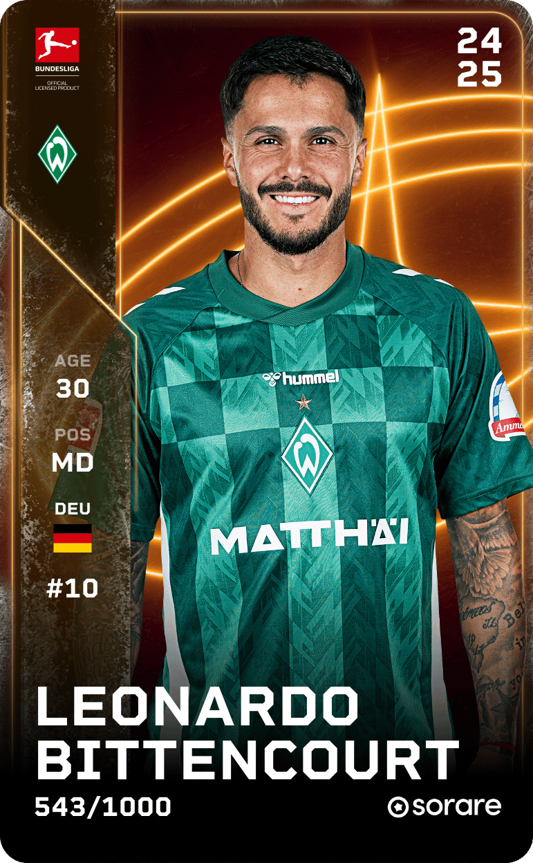 Leonardo Bittencourt 2024-25 • Limited 543/1000