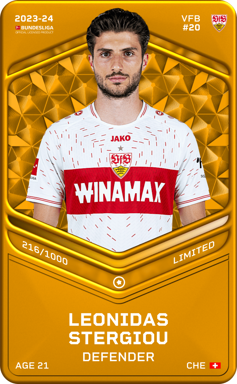 Leonidas Stergiou 2023-24 • Limited 216/1000