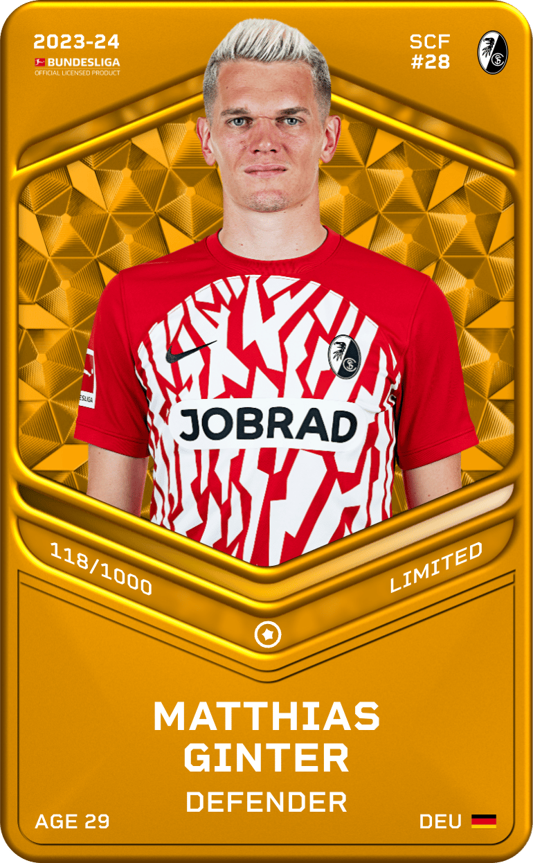 Matthias Ginter 2023-24 • Limited 118/1000