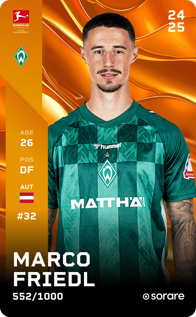 Marco Friedl 2024-25 • Limited 552/1000