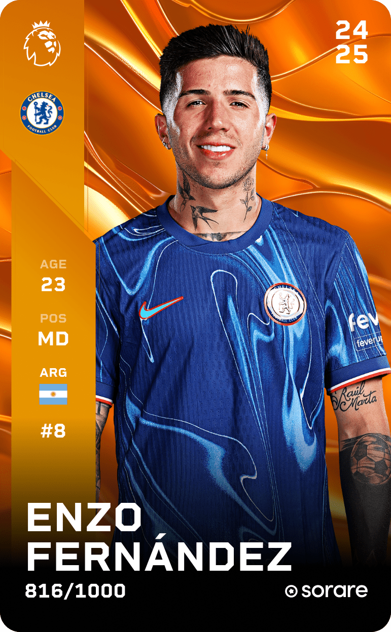 Enzo Fernández 2024-25 • Limited 816/1000