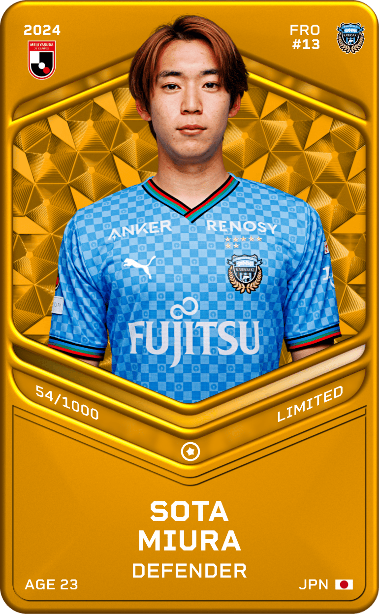 Sota Miura 2024-25 • Limited 54/1000