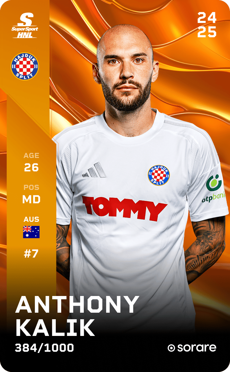Anthony Kalik 2024-25 • Limited 384/1000