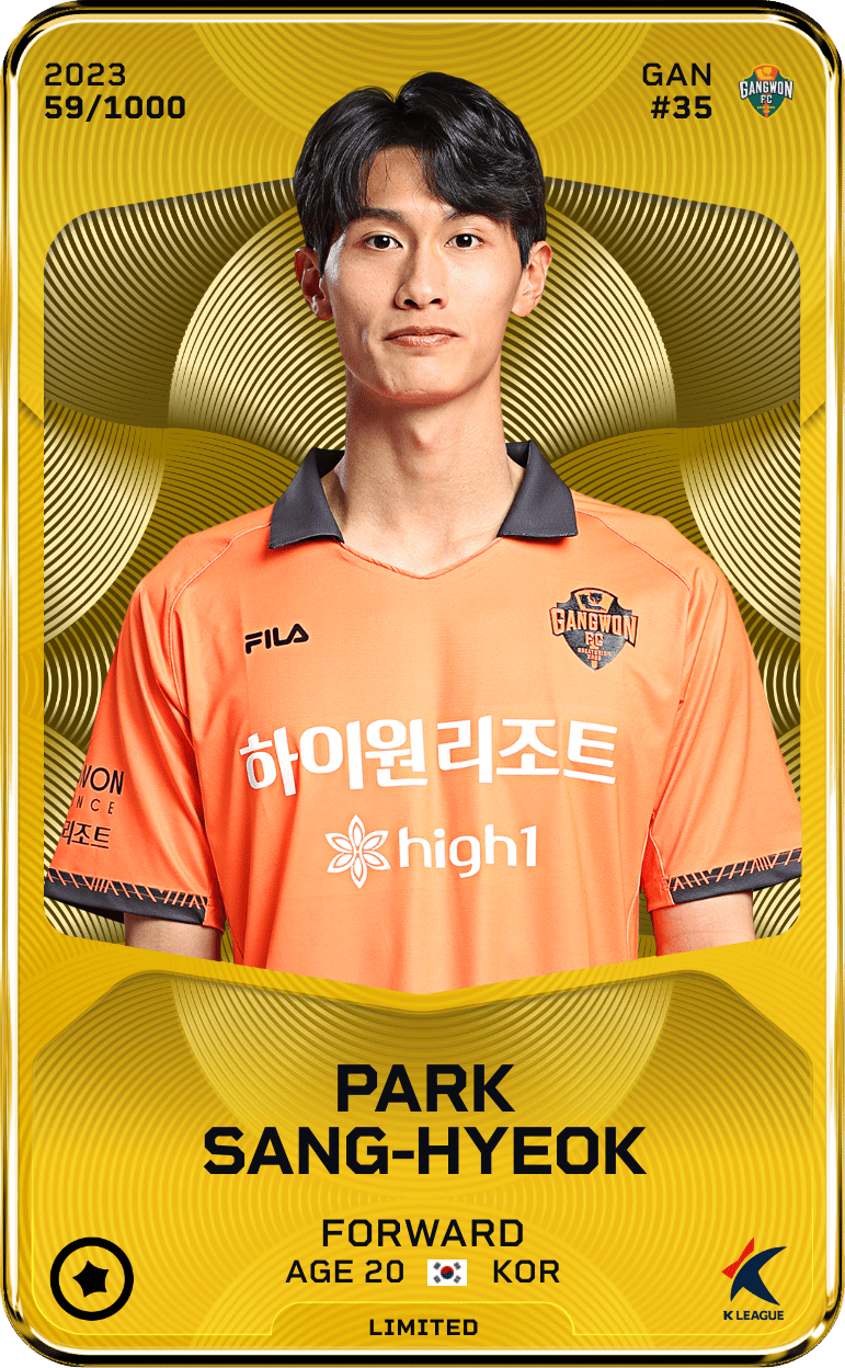 Park Sang-Hyeok 2023-24 • Limited 59/1000