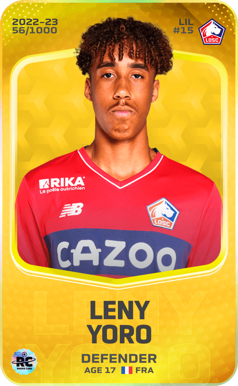 Leny Yoro 2022-23 • Limited 56/1000