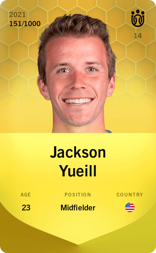 Jackson Yueill 2021-22 • Limited 151/1000