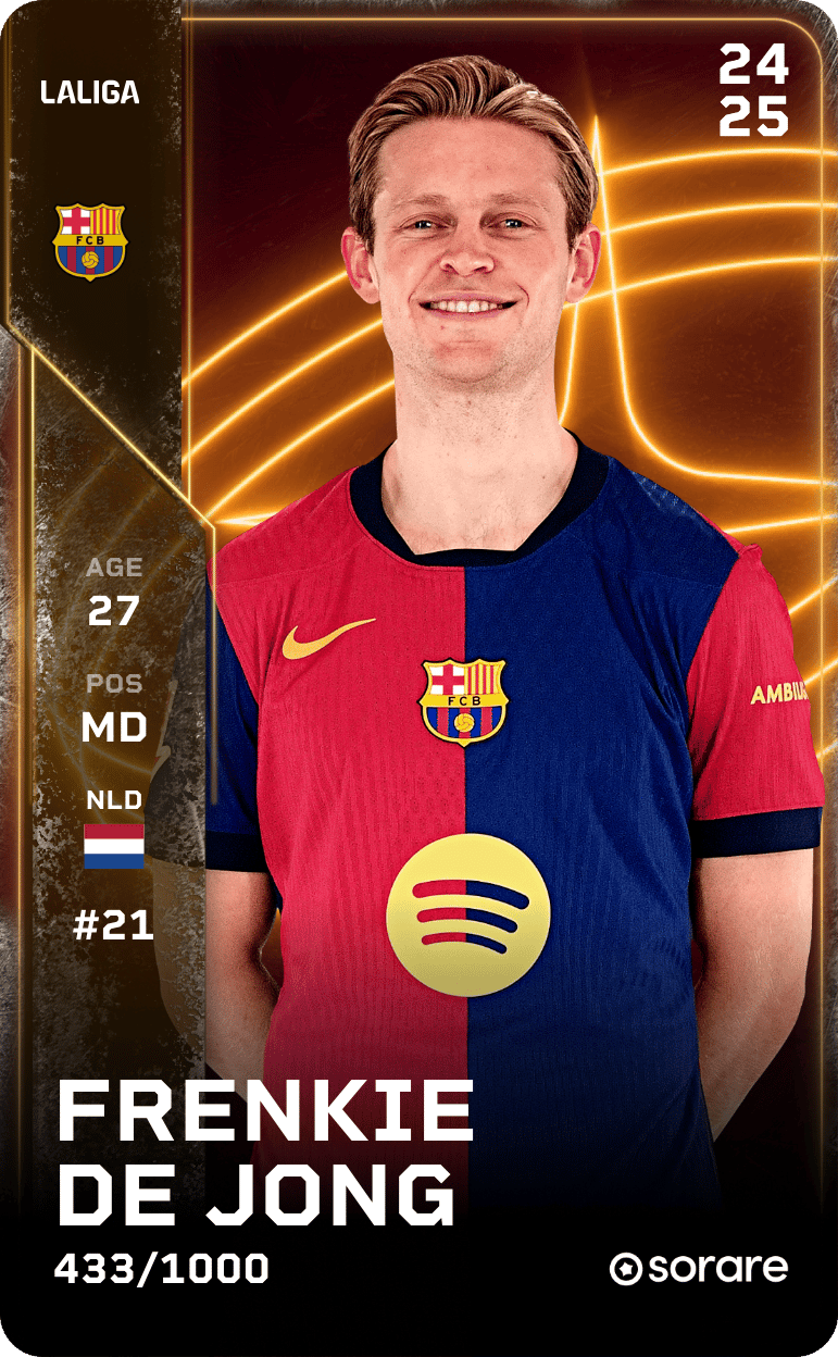 Frenkie de Jong 2024-25 • Limited 433/1000