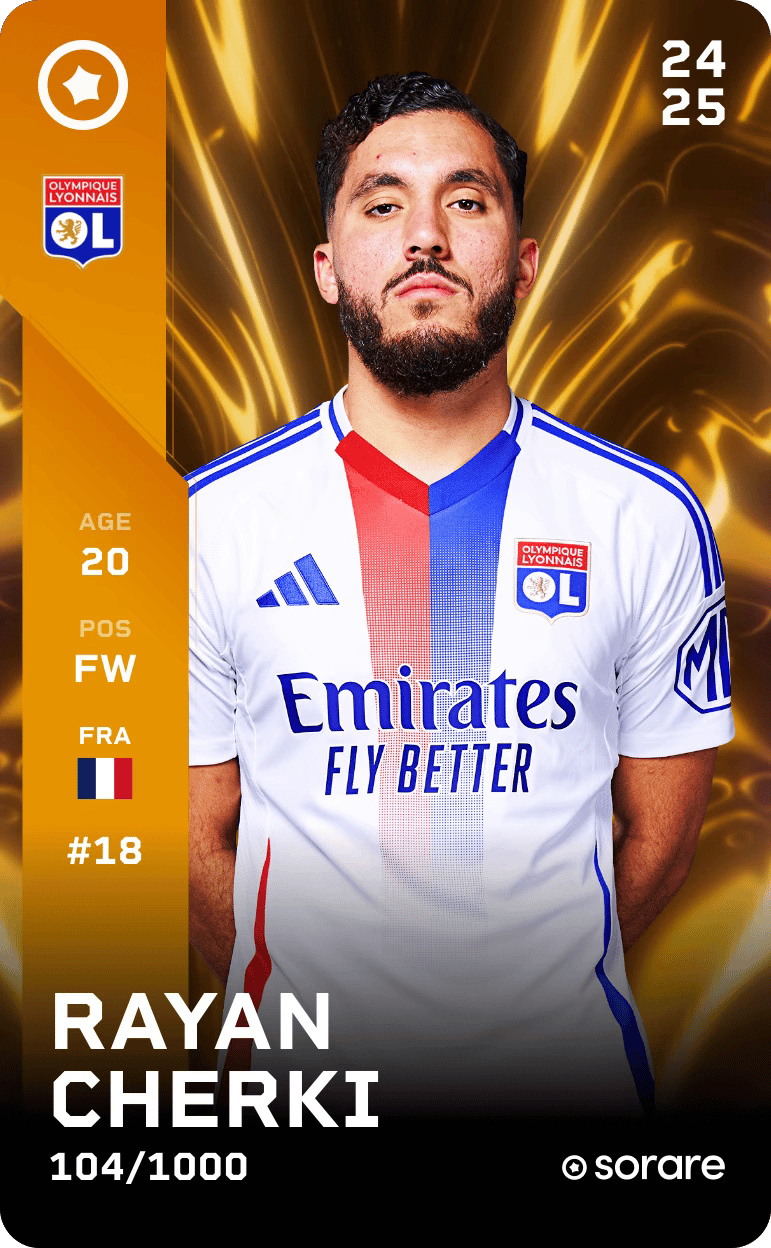 Rayan Cherki 2024-25 • Limited 104/1000
