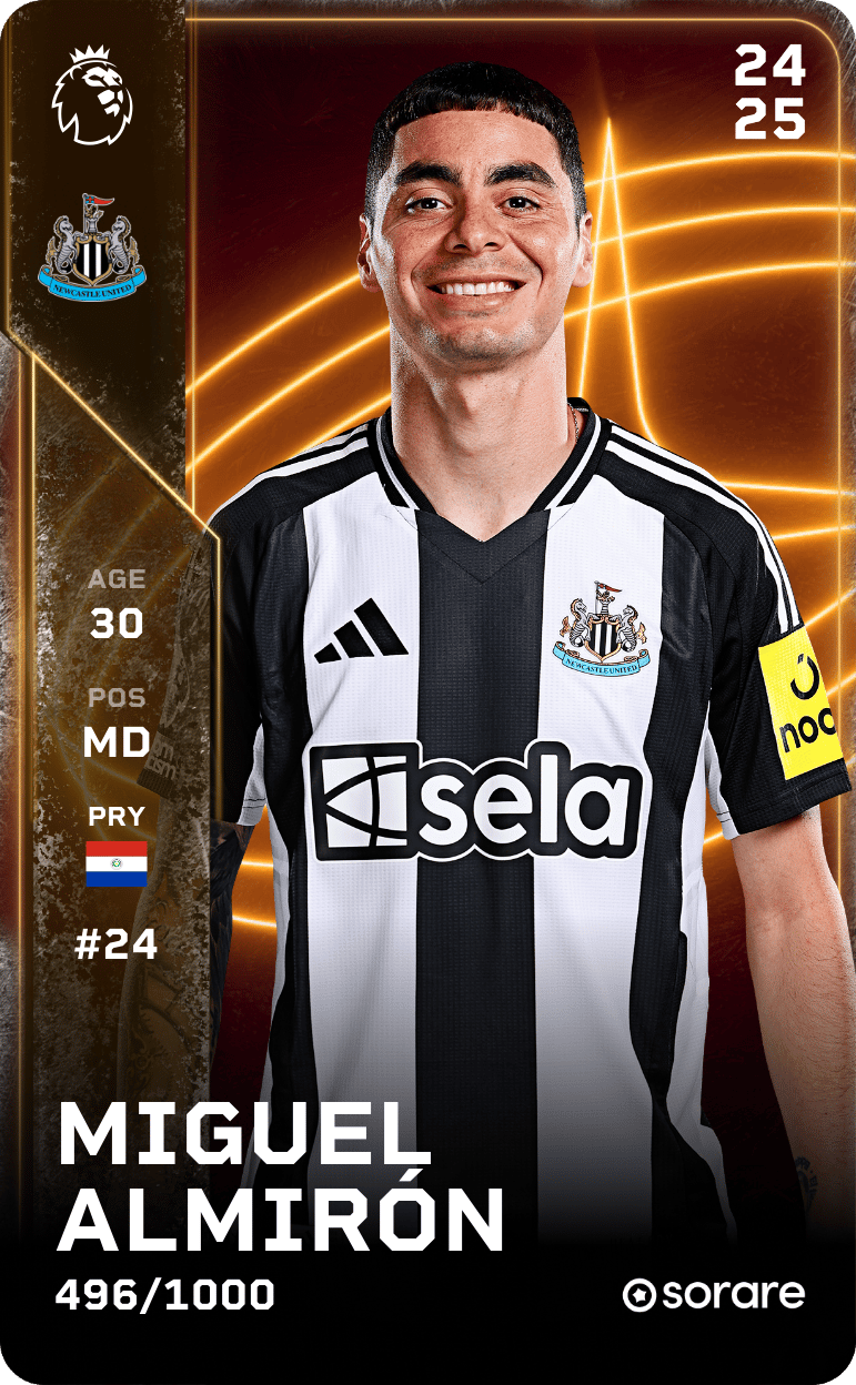 Miguel Almirón 2024-25 • Limited 496/1000