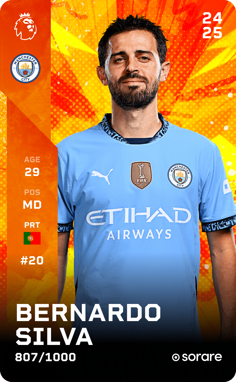 Bernardo Silva 2024-25 • Limited 807/1000