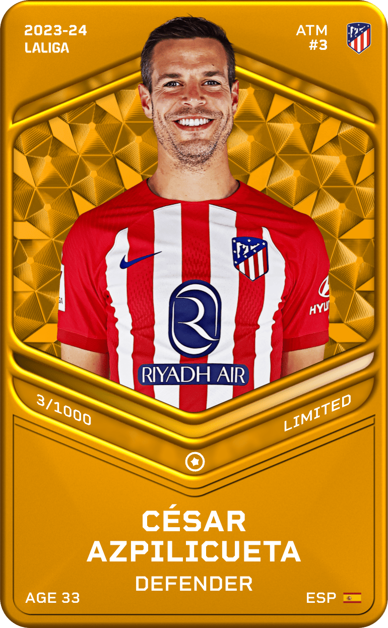 César Azpilicueta 2023-24 • Limited 3/1000