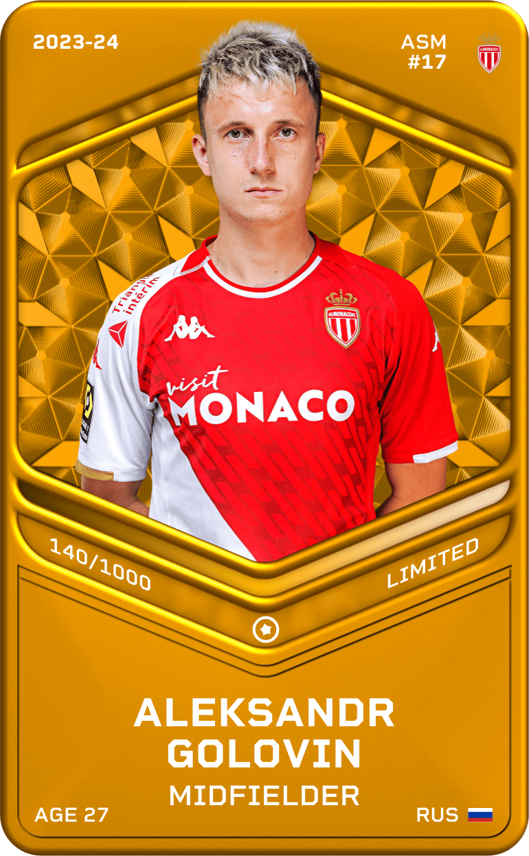 Aleksandr Golovin 2023-24 • Limited 140/1000