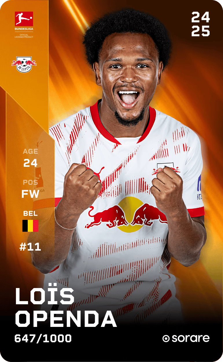 Loïs Openda 2024-25 • Limited 647/1000