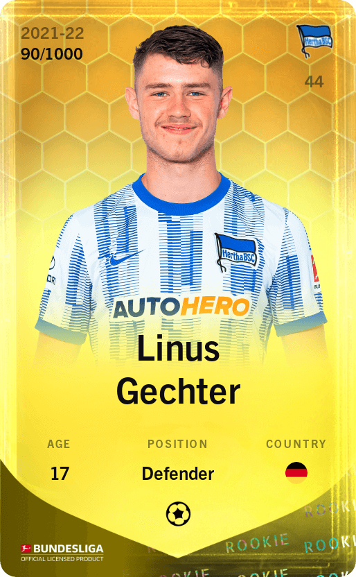 Linus Gechter 2021-22 • Limited 90/1000
