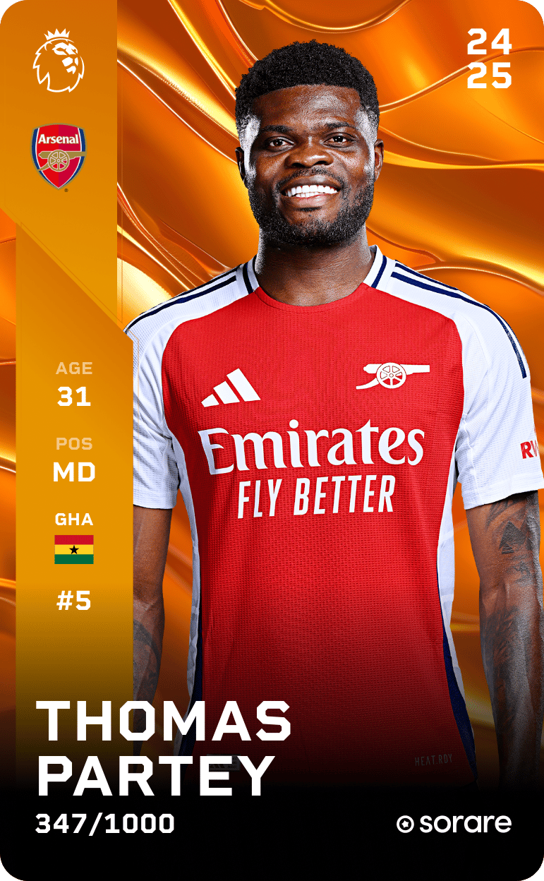 Thomas Partey 2024-25 • Limited 347/1000