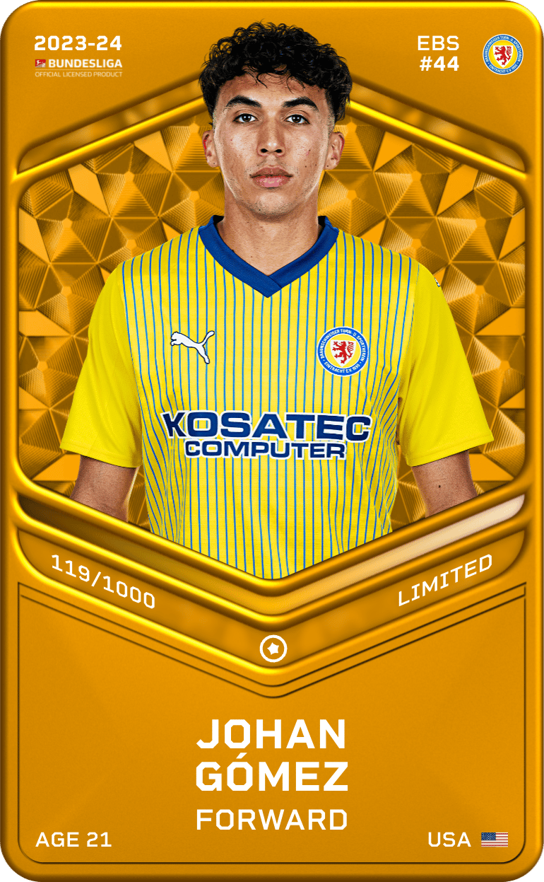 Johan Gómez 2023-24 • Limited 119/1000