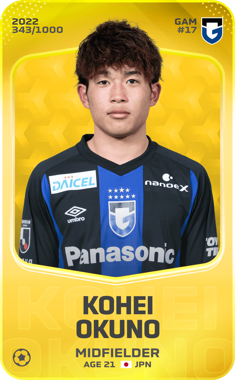 Kohei Okuno 2022-23 • Limited 343/1000