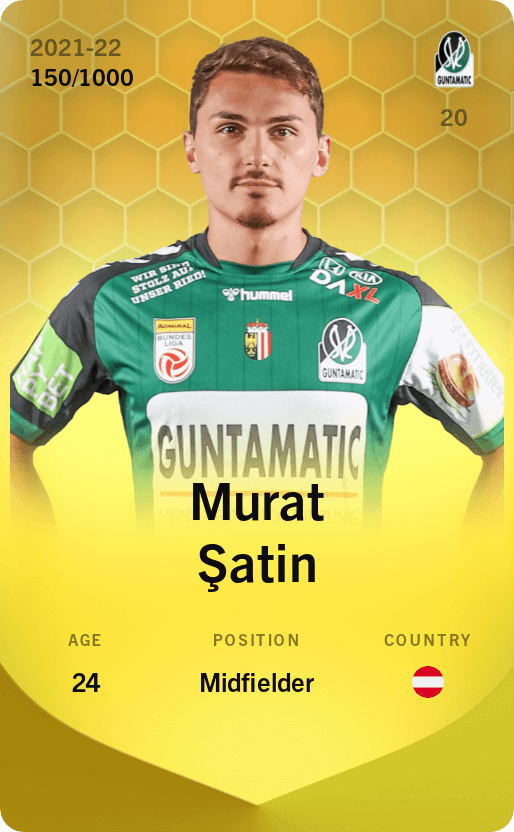 Murat Şatin 2021-22 • Limited 150/1000