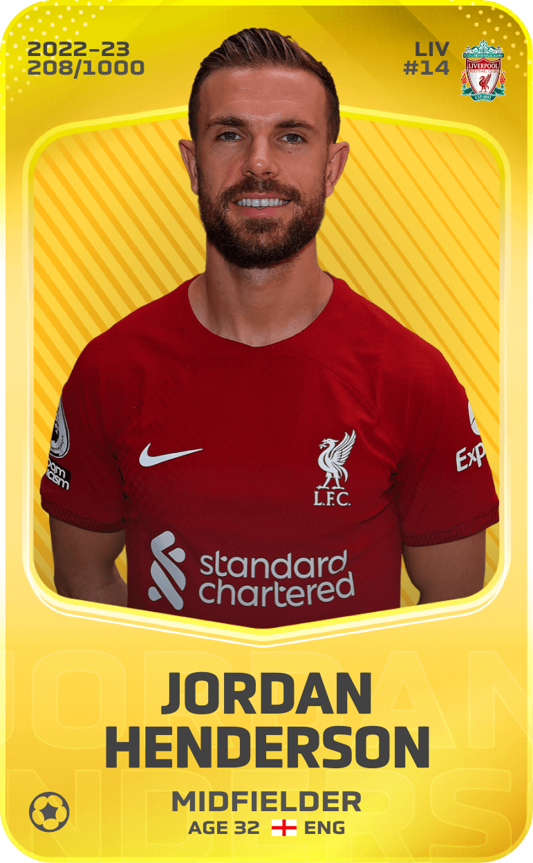 Jordan Henderson 2022-23 • Limited 208/1000