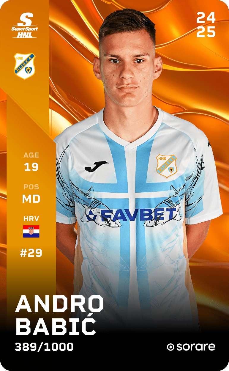 Andro Babić 2024-25 • Limited 389/1000