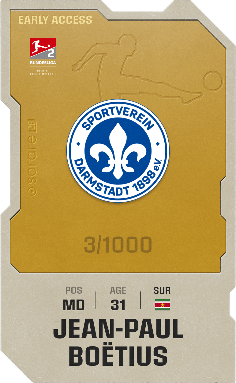 Jean-Paul Boëtius 2025-26 • Limited 3/1000