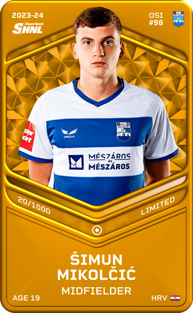 Šimun Mikolčić 2023-24 • Limited 20/1000