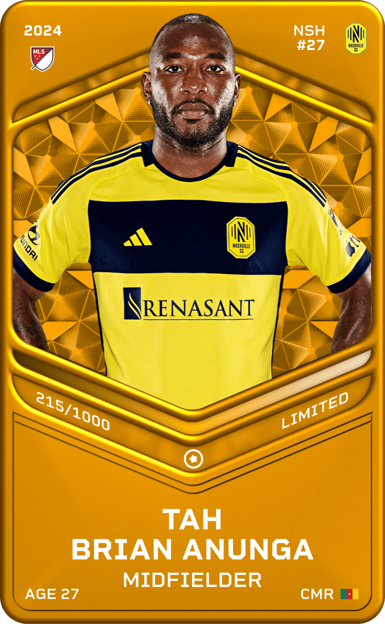 Tah Brian Anunga 2024-25 • Limited 215/1000