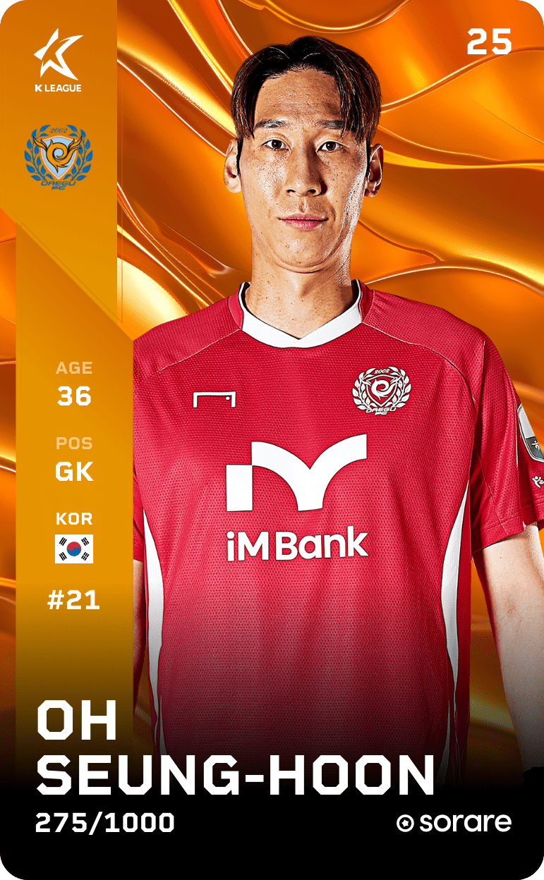 Oh Seung-Hoon 2025-26 • Limited 275/1000