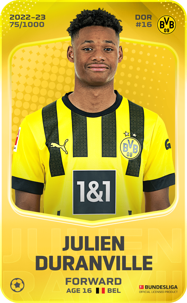 Julien Duranville 2022-23 • Limited 75/1000