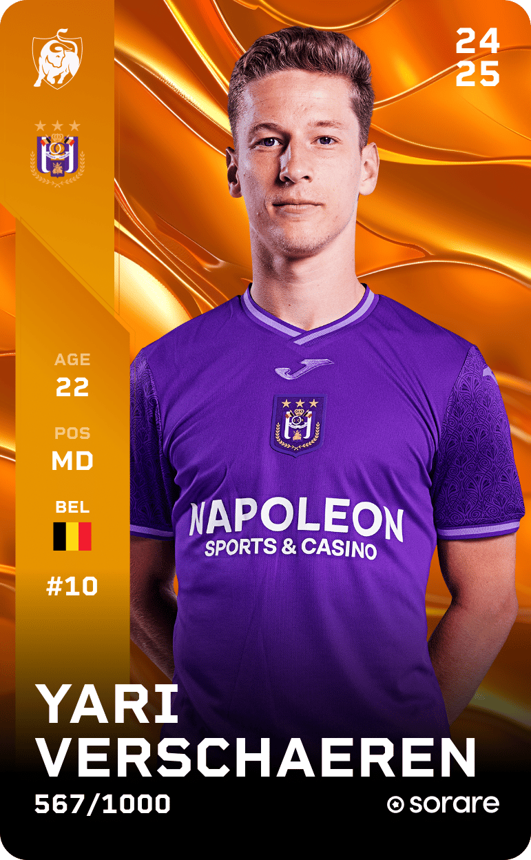 Yari Verschaeren 2024-25 • Limited 567/1000