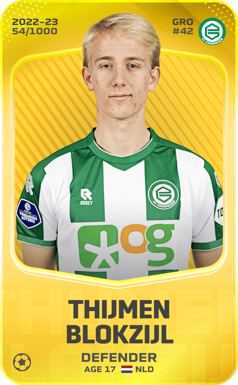 Thijmen Blokzijl 2022-23 • Limited 54/1000