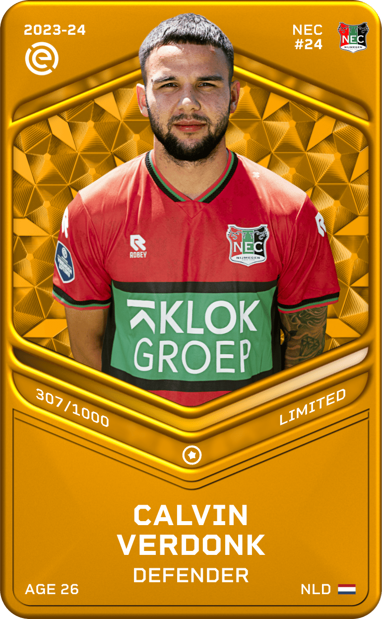 Calvin Verdonk 2023-24 • Limited 307/1000
