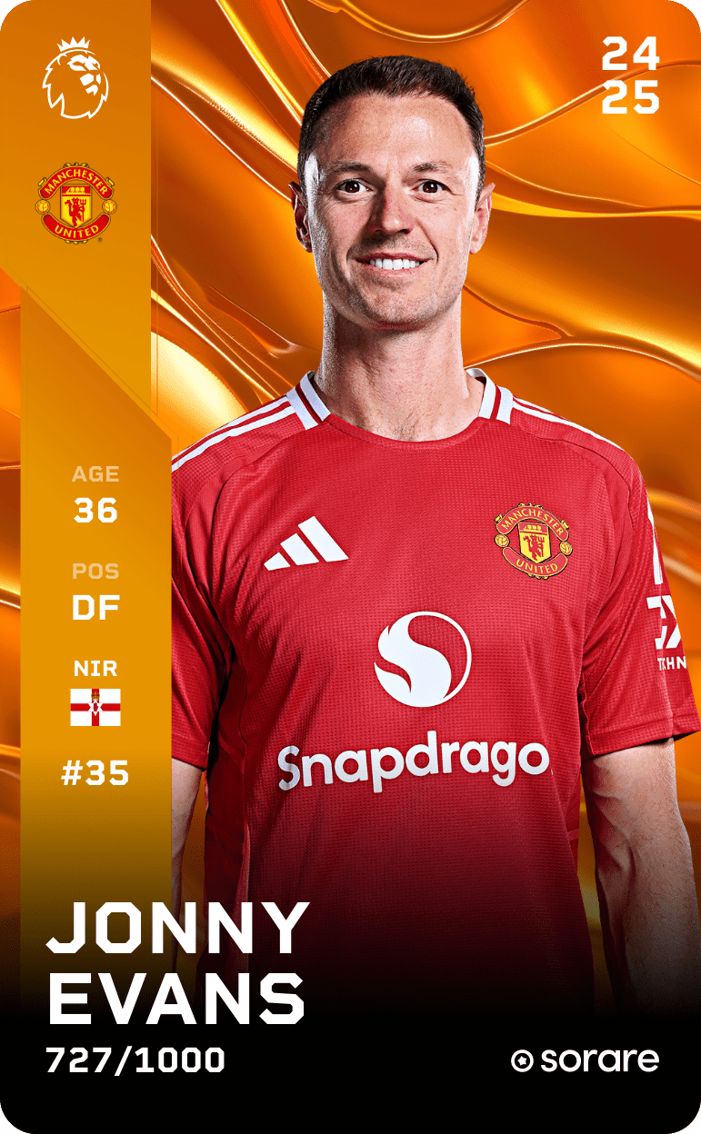 Jonny Evans  2024-25 • Limited 727/1000